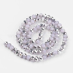 Electroplate Glass Beads Strands&nbsp;EGLA-A034-J8mm-M04