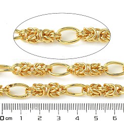 イオンプレーティング（IP）304ステンレスチェーン  溶接されていない  スプールで  ゴールドカラー  14x9.5x2mm&nbsp;CHS-Q005-03G