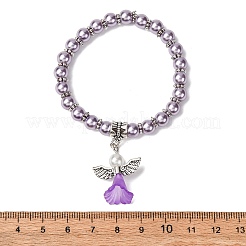 Lovely Wedding Dress Angel Bracelets for Kids&nbsp;BJEW-JB00727-09