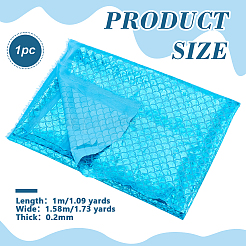 Fish Scale Pattern Polyester Fabric&nbsp;DIY-WH0899-324B
