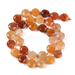 Natural Golden Silk Jade Beads Strands&nbsp;G-C116-A68-01