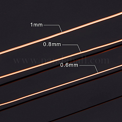 ジュエリー製作用丸銅線  0.6mm / 0.8mm / 1mm  3ロール/セット&nbsp;CWIR-BC0002-05