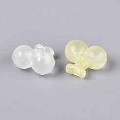 Luminous Frosted Transparent Acrylic Beads&nbsp;TACR-T029-29M