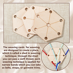24Pcs Wood Tool for Knitting Loom Accessories&nbsp;TOOL-GA0001-90C-01