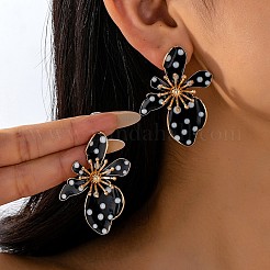 Iron Enamel Stud Earrings&nbsp;FS-WG81567-01