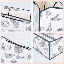 1Pc Flower Butterfly Paper Gift Tote Bags&nbsp;ABAG-SP0001-32