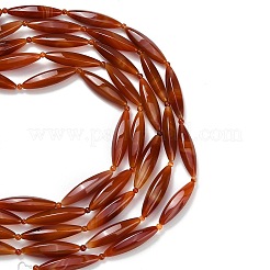 Natural Red Agate Beads Strands&nbsp;G-B178-D01-02