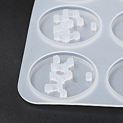 Twelve Constellations Round Pendants Silicone Molds&nbsp;LS-DIY-G073-01