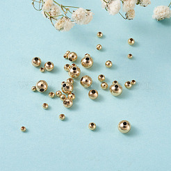 Brass Round Spacer Beads&nbsp;KK-CD0001-08G-NR