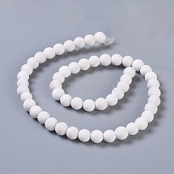 Natural Mashan Jade Beads Strands&nbsp;X-G-K245-01J-8mm