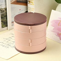 Rotatable 4-Layer Plastic Jewelry Storage Box&nbsp;AJEW-YW0001-13A