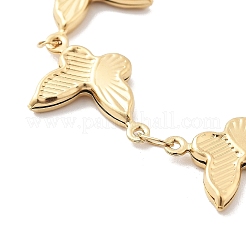 304 Stainless Steel Link Chains Bracelets&nbsp;BJEW-P343-01G