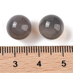 Natural Grey Agate No Hole Sphere Beads&nbsp;G-K353-04A-06