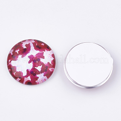 Flatback Glass Cabochons for DIY Projects&nbsp;GGLA-S037-03-18mm