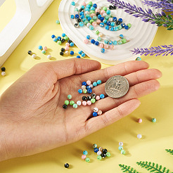 160Pcs 8 Colors Assembled Synthetic Stone and Trochus Shell Beads&nbsp;G-TA0002-31D