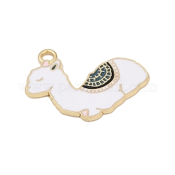 Alloy Enamel Pendants&nbsp;PALLOY-V003-03G-01