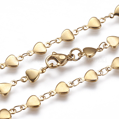 304 Stainless Steel Chain Necklaces&nbsp;STAS-P164-09G