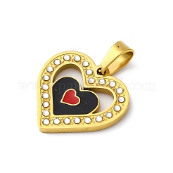 304 Stainless Steel Enamel Pendants&nbsp;STAS-S163-09A-G