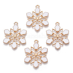 Barrel Plating Alloy Enamel Pendants&nbsp;ENAM-T016-32