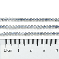 天然石ラブラドライトビーズ連売り  ラウンド  2mm  穴：0.5mm  約208個/連  15.39''（39.1センチメートル）&nbsp;G-Z034-B04-02
