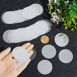 300Pcs Transparent PET Badge Protective Film&nbsp;AJEW-CP0010-04A