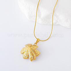 3Pcs Stainless Steel Pave Imitation Pearl Flower Pendant Necklaces for Women&nbsp;SX1880