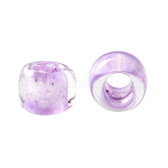TOHOラウンドシードビーズ  日本製シードビーズ  （薄紫の裏地付きクリスタル943)個  15/0  1.5mm  穴：0.7mm  約15000個/50g&nbsp;SEED-XTR15-0943