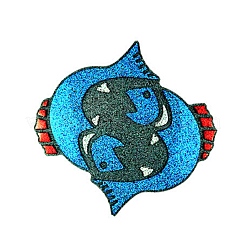 星座シリコンカップマット型  樹脂コースター金型  UVレジンとエポキシレジンのクラフト作り  魚座  124x126x9mm&nbsp;LS-DIY-M039-11J