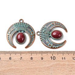 Alloy with Synthetic Turquoise Pendants&nbsp;FIND-B055-01K