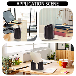 PU Leather Eyeglasses Display Riser Stands&nbsp;ODIS-CN0001-12