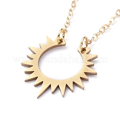 304 Stainless Steel Pendant Necklaces&nbsp;NJEW-JN02848-02