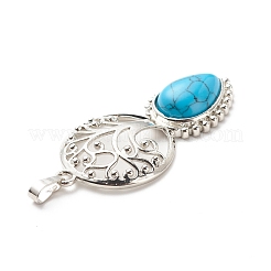 Natural & Synthetic Gemstone Big Pendants&nbsp;G-G855-05P