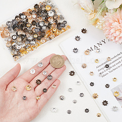 600Pcs 12 Style Iron Bead Caps&nbsp;IFIN-AR0001-30