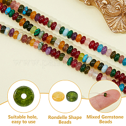 1 Strand Natural & Synthetic Mixed Gemstone Beads Strands&nbsp;G-HS0001-12