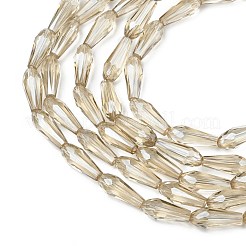 Electroplate Glass Beads Strands&nbsp;EGLA-L015-HP-B05