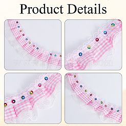 5Yards Polyester Lace Ribbon&nbsp;OCOR-GF0006-20B