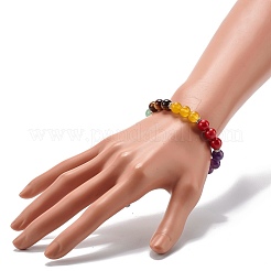 7 Chakra Reiki Yoga Bracelet for Girl Women&nbsp;BJEW-TA00020
