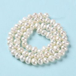 Natural Cultured Freshwater Pearl Beads Strands&nbsp;PEAR-E018-52