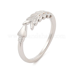 Brass Cuff Rings for Women&nbsp;RJEW-U032-03P