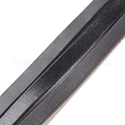 平牛革紐  革のアクセサリーコード  ミックスカラー  10.5x2.5mm&nbsp;WL-XCP0001-09
