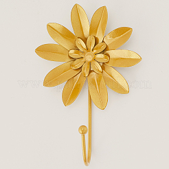 アイアンフックハンガー  花  ゴールドカラー  130x97x41mm&nbsp;FIND-WH20023-017G-03