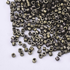 Electroplate Glass Cylinder Beads&nbsp;SEED-Q036-01A-K03