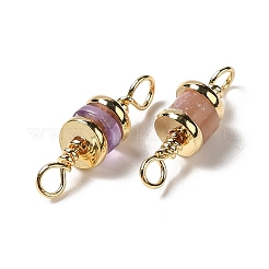 Natural Mixed Gemstone Connector Charms&nbsp;KK-P242-26G