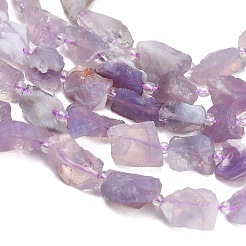 Raw Rough Natural Lavender Amethyst Beads Strands&nbsp;GG-CBAA9B4-F02