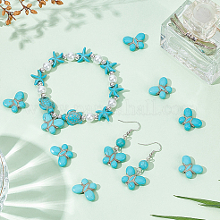 60Pcs Synthetic Turquoise Beads&nbsp;G-SC0002-95