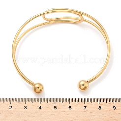 304 Stainless Steel Cuff Bangles&nbsp;BJEW-L682-034G