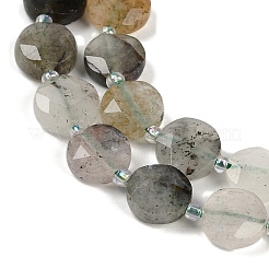 Natural Green Rutilated Quartz Beads Strands&nbsp;G-C116-A24-01