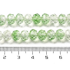 Transparent Crackle Glass Beads Strands&nbsp;CCG-L050-01A-03