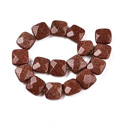 Synthetic Goldstone Beads Strands&nbsp;G-T138-167