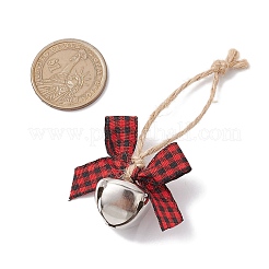 3Pcs 3 Colors Iron Bell Pendant Decoration&nbsp;HJEW-JM02248